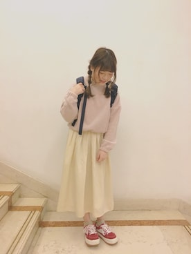 「アイテム（ジャージ）」を使った、Twinkleliloさん（レディース・158cm・20代）の冬コーディネート