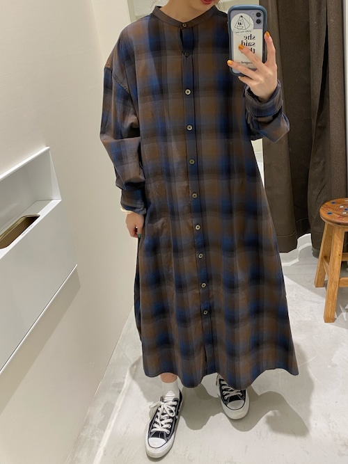 しぶりか Pendletonのシャツワンピースを使ったコーディネート Wear