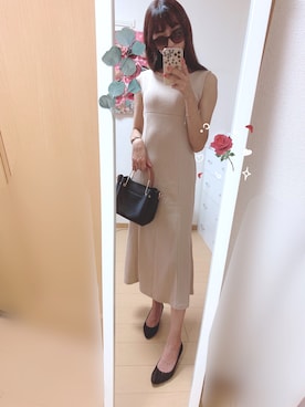 「アベイル」｜「アイテム（ワンピース/ドレス）」を使った、AMIさん（レディース・163cm）の秋コーディネート