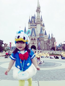 「TDL」｜「アイテム（その他）」を使った、虹たん☆さん（キッズ・90cm）の春コーディネート