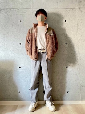「WILD THINGS（ワイルドシングス）のアイテム（ブルゾン）」を使った、KeNtaさん（メンズ・170cm）の冬コーディネート