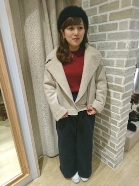 「ベージュのコート」｜kaori  yamamotoさん（レディース・158cm）の秋コーディネート