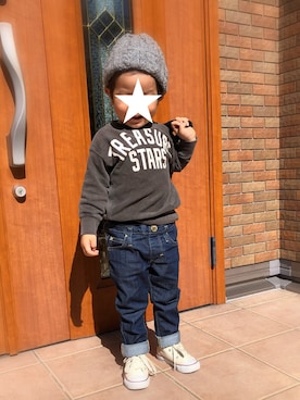 maruさん（キッズ・100cm）の冬コーディネート