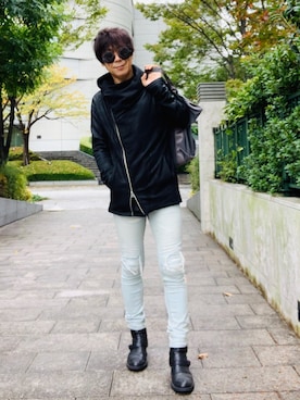 「GOSTAR DE FUGA（ゴスタール ジフーガ）のアイテム（その他アウター）」を使った、kenichiさん（メンズ・175cm）の秋コーディネート
