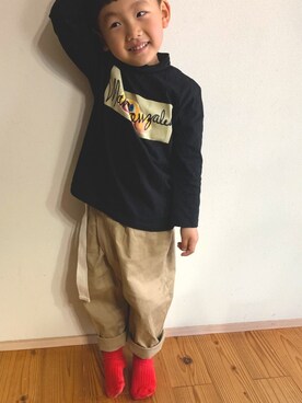 「たらちゃんヘアー」｜☆2boys☆さん（キッズ・110cm）の春コーディネート