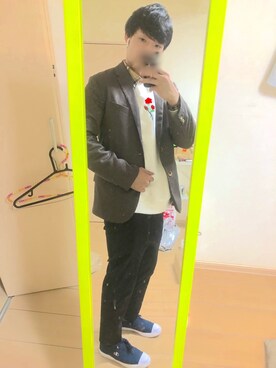 れんれんさん（メンズ・168cm）の冬コーディネート