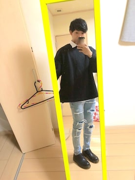 「CLOUD（クラウド）のアイテム」を使った、れんれんさん（メンズ・168cm）の冬コーディネート