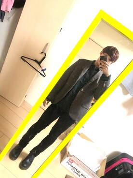 「AZUL by moussy（アズールバイマウジー）のアイテム（ブルゾン）」を使った、れんれんさん（メンズ・168cm）の春コーディネート