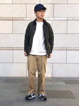 okamoさん（メンズ・176cm）の冬コーディネート