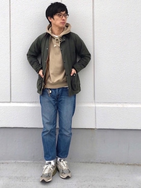 「2018マイベストコーデ」｜「アイテム（財布/小物）」を使った、okamoさん（メンズ・176cm）の冬コーディネート