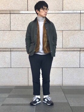 okamoさん（メンズ・176cm）の冬コーディネート