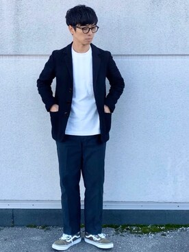 「FRANK LEDER（フランクリーダー）のアイテム（ジャケット/アウター）」を使った、okamoさん（メンズ・176cm）の秋コーディネート