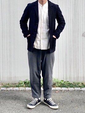 okamoさんの「【GRAMICCI】〈別注〉ウール リゾートパンツ MEN」を使ったコーディネート