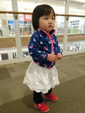 「お出掛けコーデ」｜「アイテム（その他）」を使った、m.sさん（キッズ・80cm）の冬コーディネート