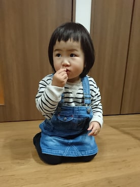 「節分」｜「アイテム（その他）」を使った、m.sさん（キッズ・80cm）の冬コーディネート