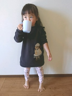 「ガラパン」｜「アイテム（その他）」を使った、m.sさん（キッズ・80cm）の冬コーディネート