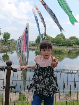 「こどもの日」｜「アイテム（その他）」を使った、m.sさん（キッズ・90cm）の春コーディネート
