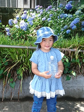 「Re:make（リメイク）のアイテム」を使った、m.sさん（キッズ・110cm）の夏コーディネート