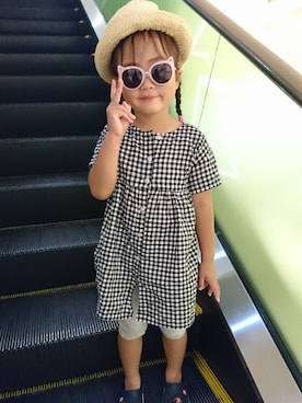「プール」｜m.sさん（キッズ・110cm）の夏コーディネート