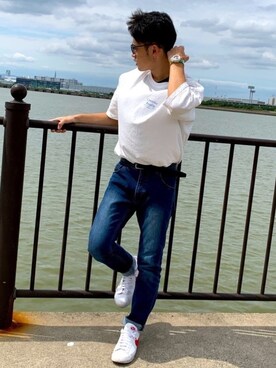 てぃーりくさん（メンズ・170cm）の夏コーディネート