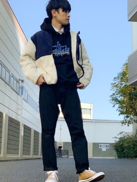 福袋 福箱を使った Stussy のメンズ人気ファッションコーディネート Wear