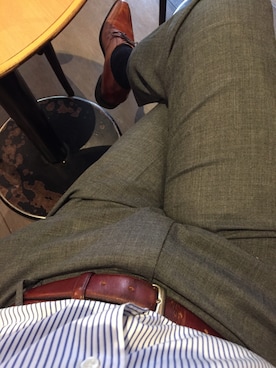 「RICHARD JAMES（リチャード ジェームス）のアイテム」を使った、silver925さん（メンズ・171cm）の秋コーディネート