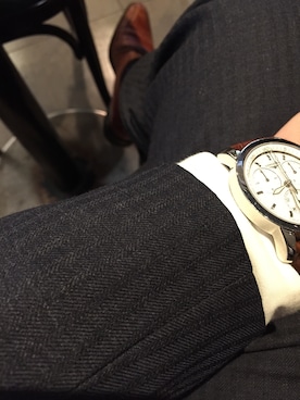 「RICHARD JAMES（リチャード ジェームス）のアイテム」を使った、silver925さん（メンズ・171cm）の秋コーディネート