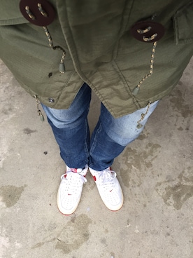「Levi's（リーバイス）のアイテム（モッズコート）」を使った、silver925さん（メンズ・171cm）の春コーディネート