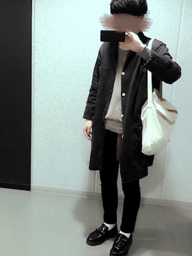 「Badhiya（バディ―ヤ）のアイテム（その他アウター）」を使った、ごろーさん（メンズ・173cm）の春コーディネート