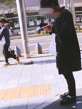 「Badhiya（バディ―ヤ）のアイテム（その他アウター）」を使った、ごろーさん（メンズ・173cm）の春コーディネート