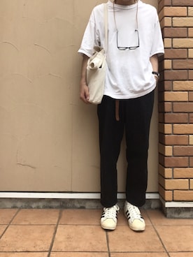 「PINE（パイン）のアイテム（アクセサリー）」を使った、ごろーさん（メンズ・173cm）の夏コーディネート