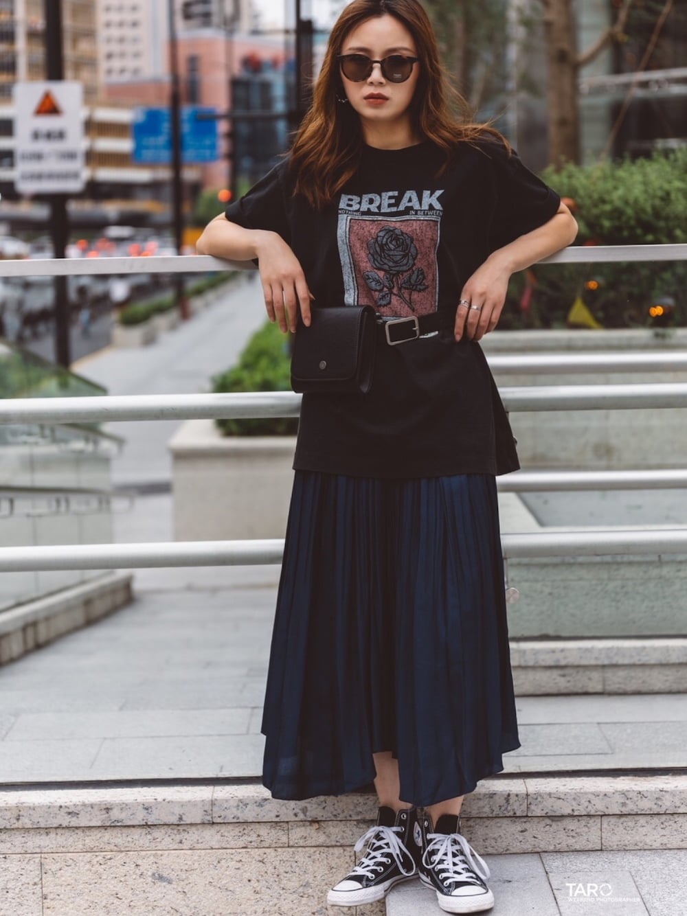 ヨッシー様 C6142 モノトーンTシャツコーデ Tシャツ/カットソーを使った「moussyTシャツ」の人気