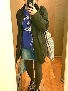 「アイテム（モカシン/デッキシューズ）」を使った、87さん（レディース・153cm）の夏コーディネート