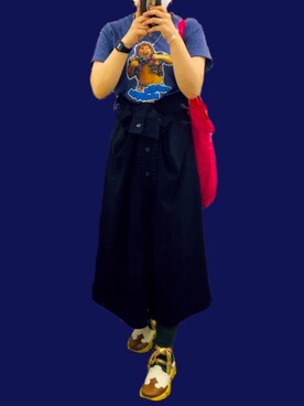 87さん（レディース・153cm）の夏コーディネート