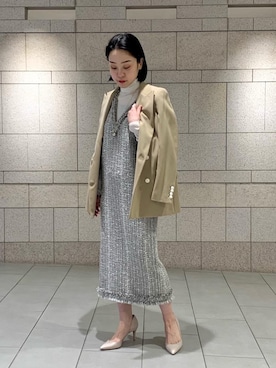 岸原（kishihara）さん（レディース・153cm）の冬コーディネート