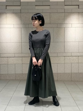 岸原(kishihara)さん(レディース・153cm)の冬コーディネート