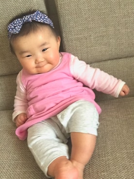 「niva（ニヴァ）のアイテム」を使った、RYOnさん（キッズ・70cm）の春コーディネート