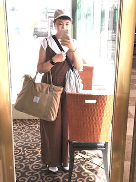 「30代」｜「アイテム（ソックス/靴下）」を使った、つむぎさん（レディース・163cm）の夏コーディネート