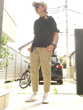 「30代」｜「アイテム（ソックス/靴下）」を使った、つむぎさん（レディース・163cm）の秋コーディネート