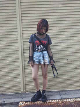 「BellyButton（ベリーボタン）のアイテム」を使った、はちこ。さん（レディース・157cm）の秋コーディネート