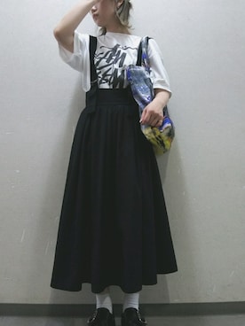 「BellyButton（ベリーボタン）のアイテム」を使った、はちこ。さん（レディース・158cm）の夏コーディネート