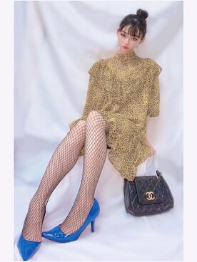 「ガラガラコーデ」｜miSumiさん（レディース・159cm）の夏コーディネート