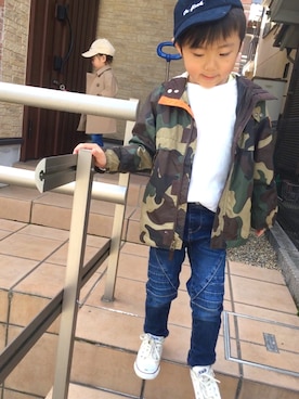 yocoさん（キッズ・110cm）の春コーディネート