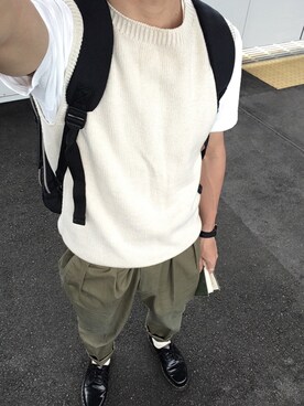 kさん（メンズ・158cm）の春コーディネート