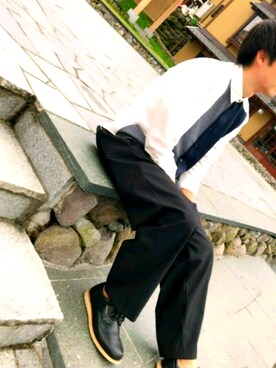 安良々部さん（メンズ・170cm）の秋コーディネート