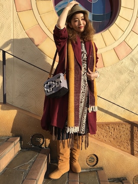 「チャイハネ（チャイハネ）のアイテム（バッグ）」を使った、ゆかりさん（レディース・161cm）の春コーディネート