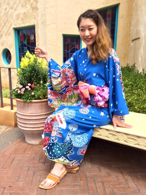 ゆかり チャイハネ イクスピアリ店 チャイハネの着物 浴衣を使ったコーディネート Wear