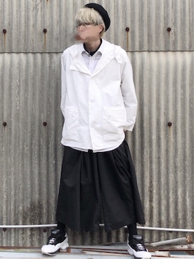 「アイテム（ジャージ）」を使った、RIKuさん（メンズ・177cm・20代）の春コーディネート