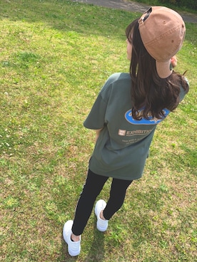 「SpRay（スプレイ）のアイテム（パンツ）」を使った、SpRay船橋店さん（レディース・153cm）の春コーディネート