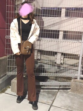 「SpRay（スプレイ）のアイテム（カバーオール）」を使った、SpRay船橋店さん（レディース・160cm）の春コーディネート